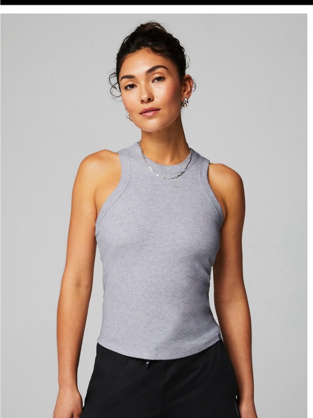 SET OF 3 Fabletics Ribbed Racerback Tank Top - Women - Picture 3 of 4